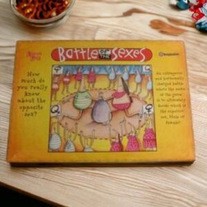 Battle of the Sexes Board Game Vintage 1997University Games